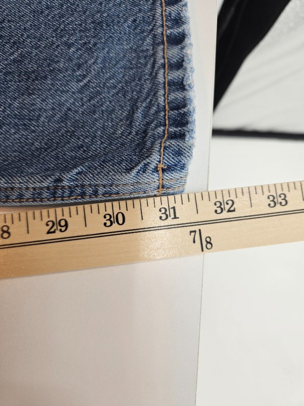 American Eagle Low Rise Baggy Straight Jean Medium Wash Women's Size 14 Long NEW - Picture 11 of 12
